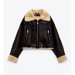 Zara Double Faced jacket Sold out super cute only worn twice